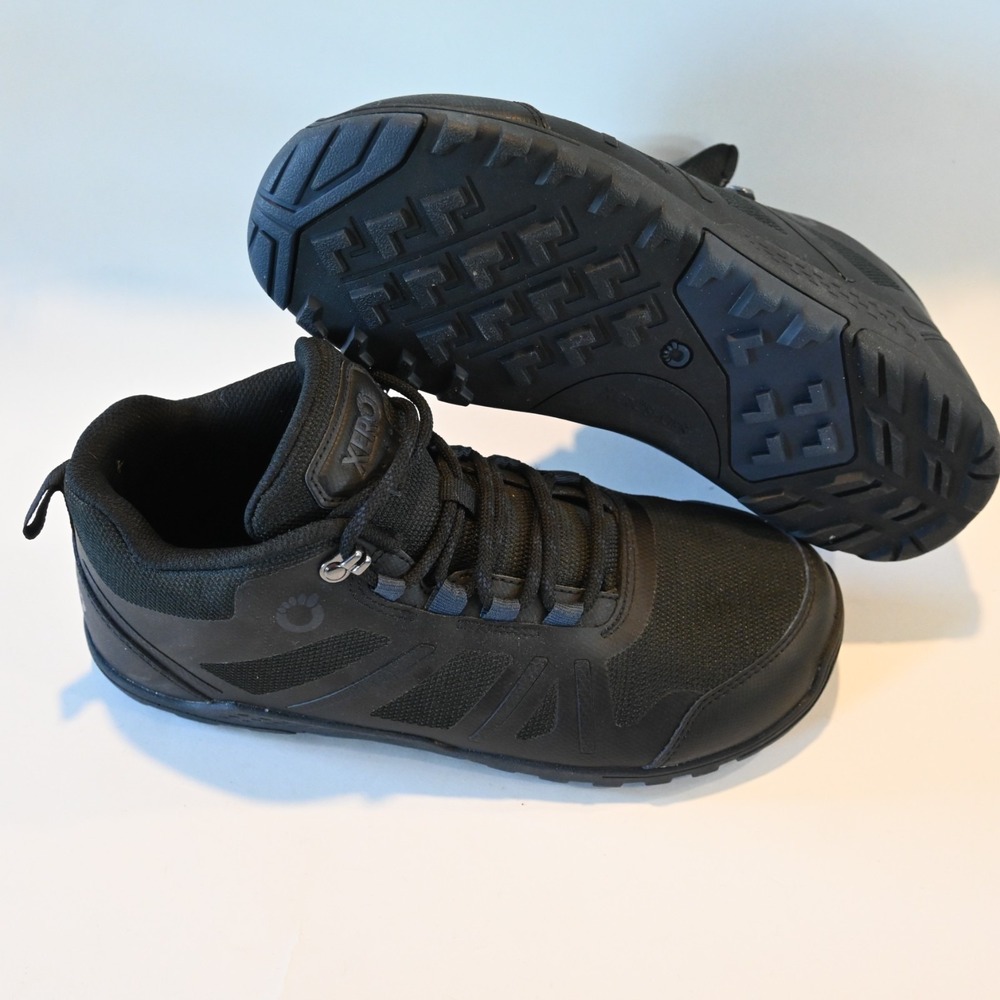 NEW Xero Shoes Mens 9 Black Daylike Hiker Fusion Ankle Minimalist Boots Shoes